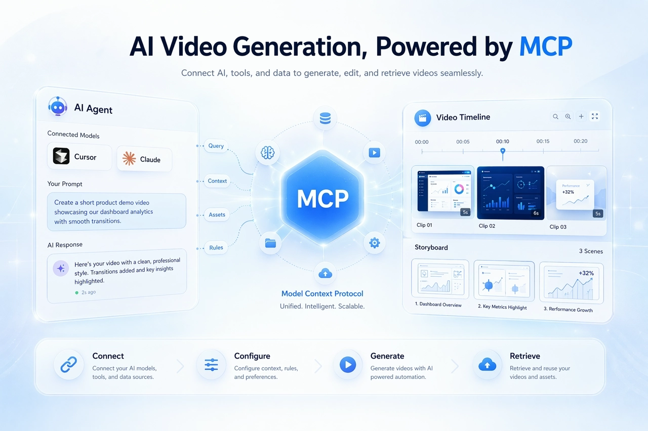 AI Video Generator MCP — Image to Video & Text to Video | KreadoAI