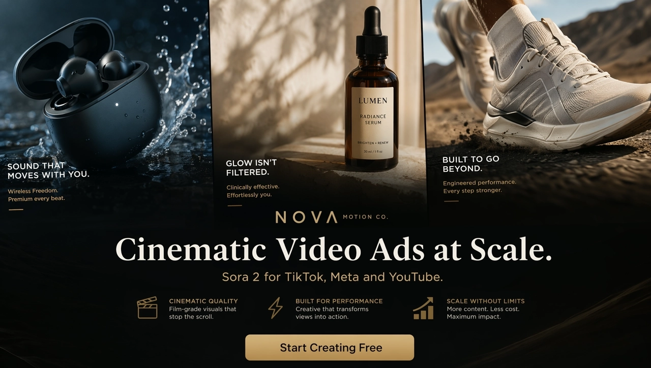 Sora 2 for Ads – AI Video Generator for Advertising | KreadoAI