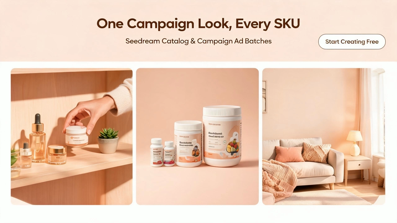 Seedream for Ads – Catalog & Campaign Ad Batches | KreadoAI