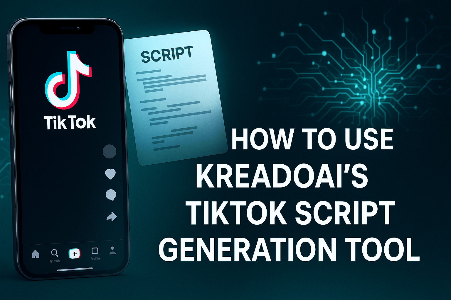 How To Use KreadoAI's TikTok Script Generation Tool | KreadoAI