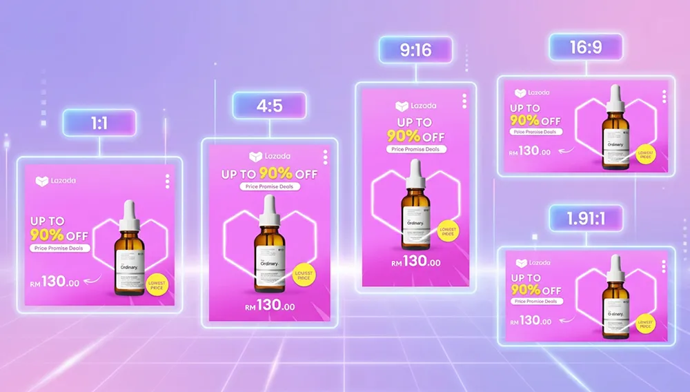 免费在线广告创意图片多尺寸生成 — 自动调整、一键生成 