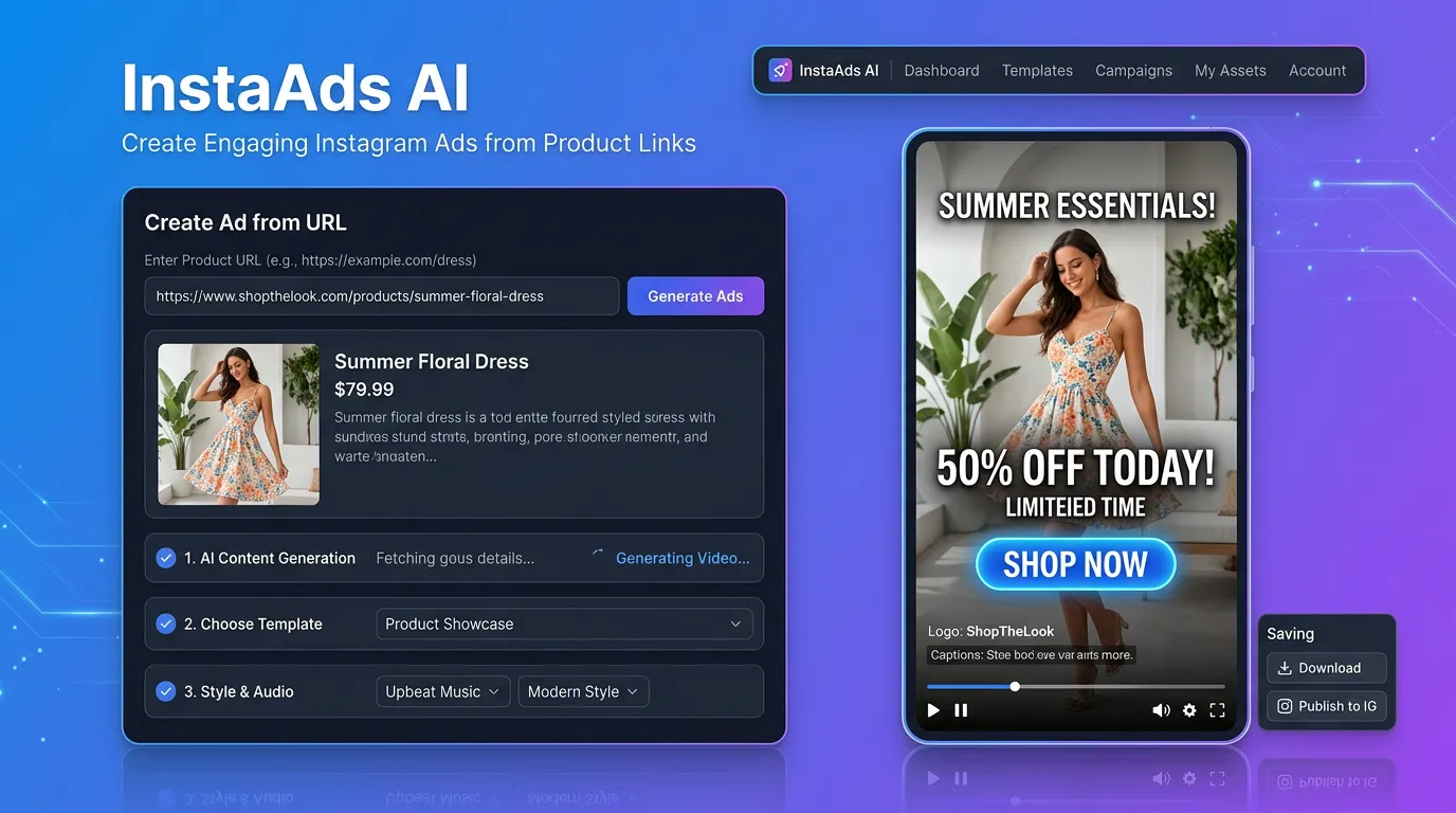 Latest Free Instagram Video Ad Maker AI 2026 | KreadoAI